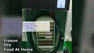 O liofilizador doméstico preserva os alimentos por muito tempo