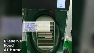 Liofilizador doméstico para alimentos de longa duração