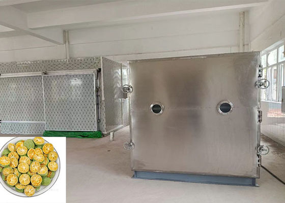 100 kg/lota Máquina de liofilização para secagem por congelamento com unidade Bitzer