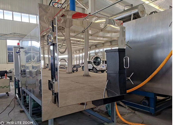 Secador a vácuo e congelador de alimentos industrial de 100 kg/lotação com compressor Bitzer