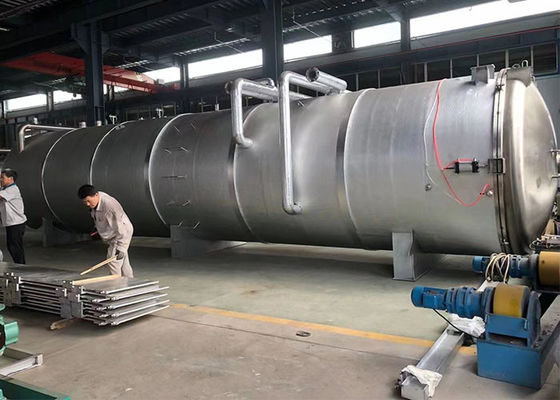 Secador de alimentos a vácuo com arrefecimento por ar 100 kg/lotação Sistema de refrigeração