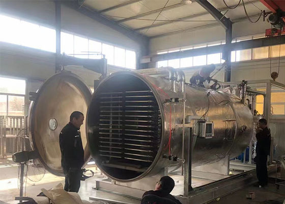 Equipamento industrial automático de liofilização 300 kg/lotação