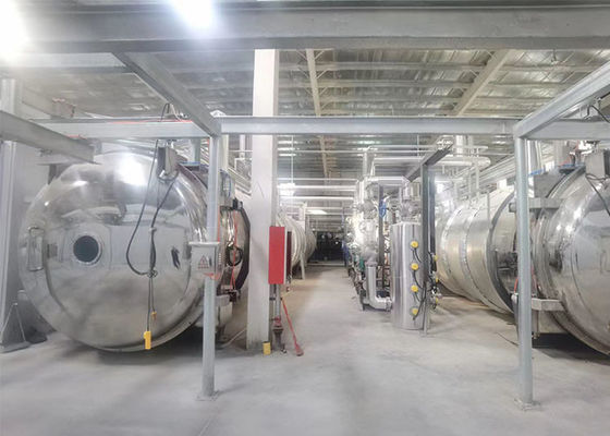 300 kg/lotação Máquina de secagem por congelamento a vácuo Refrigeração a ar