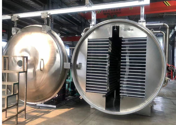 100 kg/lotação Secador de congelamento farmacêutico Equipamento de secagem por congelamento a vácuo de grande porte