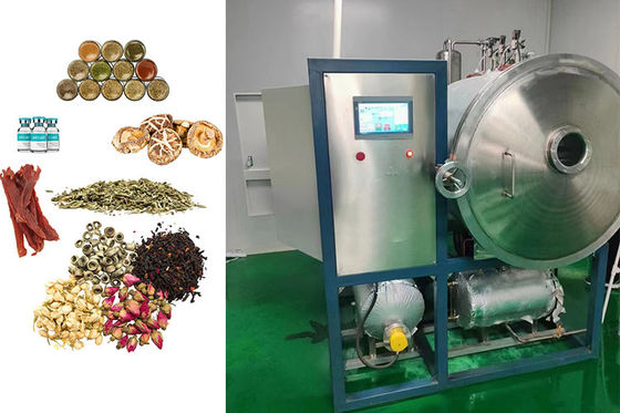Sistema de controlo PLC para secadores congelados de vegetais ativos