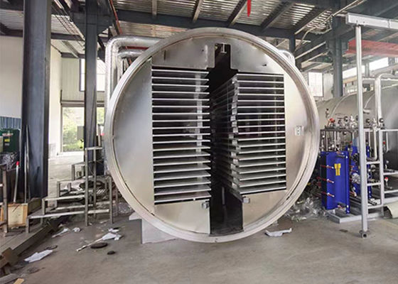 Máquina de secagem por congelamento a vácuo de alimentos industriais de 100 kg a 200 kg