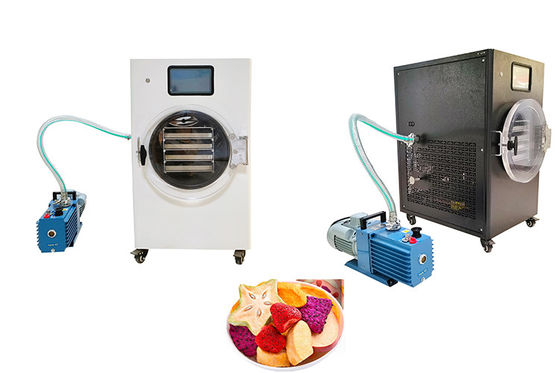 Controle PLC 10Kg Secador de congelamento em casa Faixa de temperatura média -50C a 50C