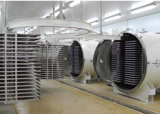 PLC Control Freeze Dryer Indústria farmacêutica 500 kg/ lote