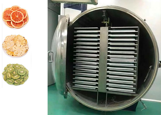 Máquina de secagem por congelamento a vácuo para aquecimento eléctrico de alimentos -40C-80C