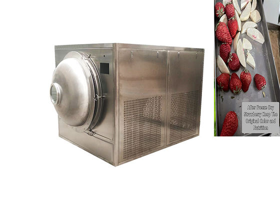 Máquina de secagem por congelamento a vácuo de vegetais de silicone de aquecimento elétrico