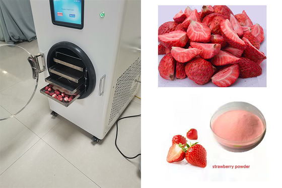 6 kg Mini secador de congelamento controle PLC aquecimento elétrico