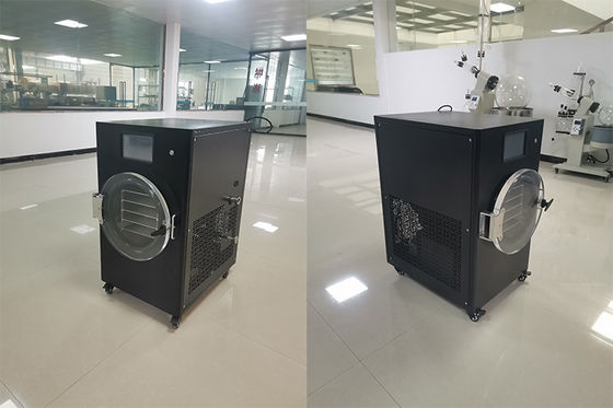 Baixo ruído Compacto de carne bovina para casa secador de congelamento controle PLC