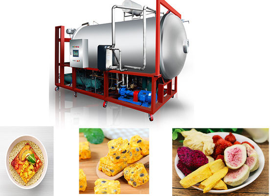 Secador a vácuo e congelador de alimentos de qualidade industrial 300 kg/ lote
