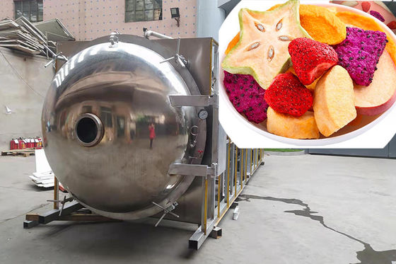 Controle por PLC Secador de congelamento industrial Flores comestíveis 500 kg/ lote