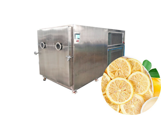 Máquina de congelação de frutas secas de 200 kg, tela sensível ao toque e arrefecimento por ar