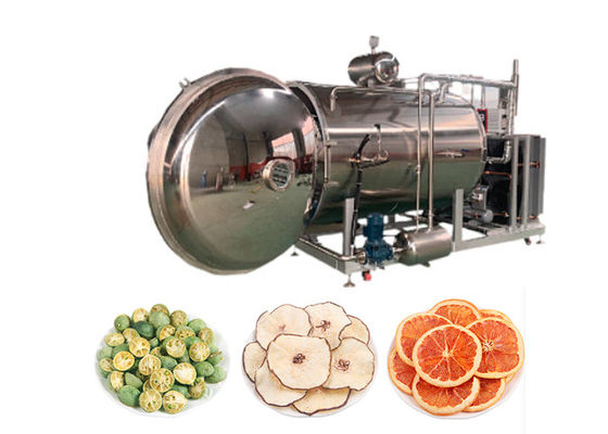 Máquina de secagem por congelamento industrial de frutas secas 200 kg Máquina de secagem por congelamento a vácuo de alimentos