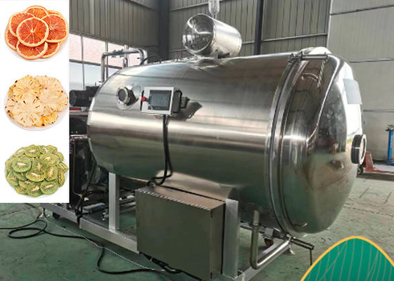 Equipamento de secagem industrial por congelamento a vácuo de frutas