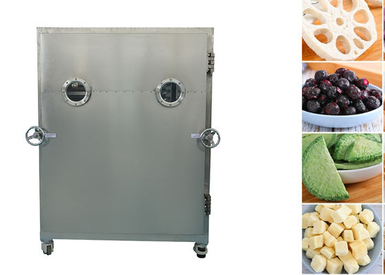 Máquina de secagem por congelamento de vegetais industriais com controlo PLC 300 kg/ lote