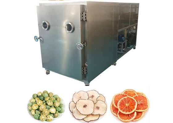 Máquina de congelação seca industrial de 200 kg 10 Pa Nível de vácuo