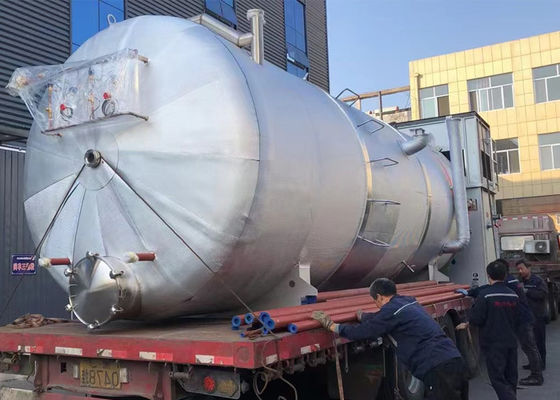 Máquina de secagem por congelamento industrial de alimentos para animais de estimação com sistema de controlo PLC