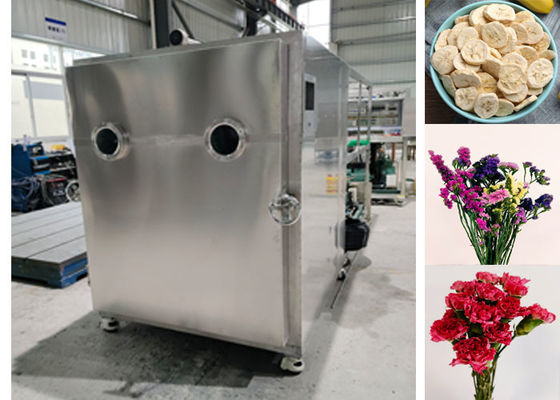 Máquina de secagem de alimentos industriais a vácuo, congelador e liofilizador