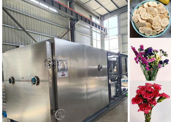 Máquina de secagem por congelamento a vácuo de alimentos a comando remoto para várias aplicações