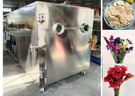 Máquina de secagem por congelamento de vegetais e alimentos personalizados com aquecimento elétrico