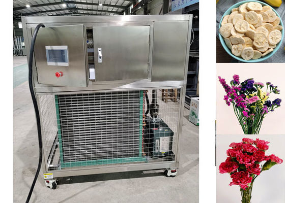 Secador congelado de vegetais industriais compacto com limite de vácuo ≤ 13 Pa