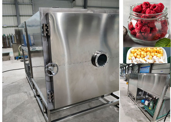 Controle remoto Grande secador de congelação de alimentos para a indústria alimentar
