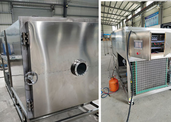 Máquina de secagem por congelamento a vácuo de aquecimento eléctrico 100 kg 200 kg/lotação
