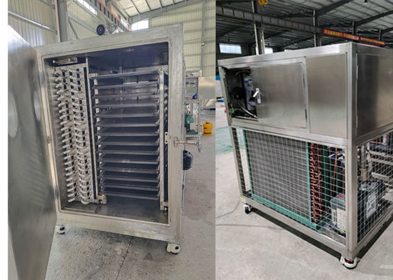 Máquina de liofilização e secagem por congelamento industrial Sistema de refrigeração Bitzer