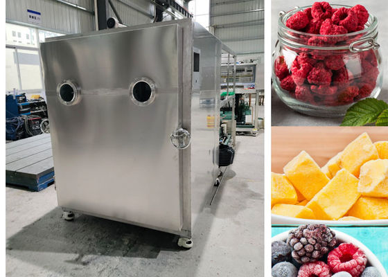 Máquina de secagem por congelamento industrial de 200 kg Grau de vácuo < 10 Pa