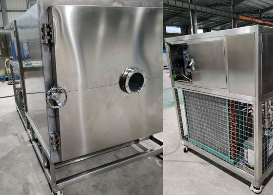 Máquina de secagem por congelamento de alimentos controlada por PLC com método de arrefecimento a ar