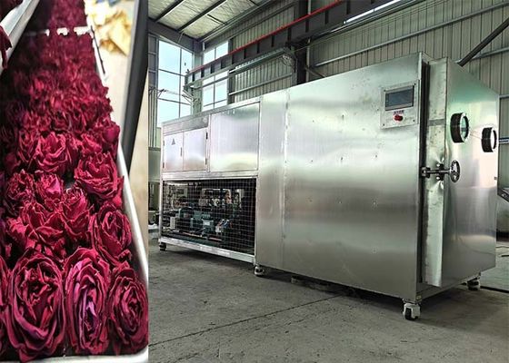Secador de congelamento a vácuo comercial com tempo de secagem por congelamento ajustável