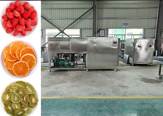 Secador de congelamento refrigerado a ar 30~35 kg/lotação Para secagem de frutas e vegetais