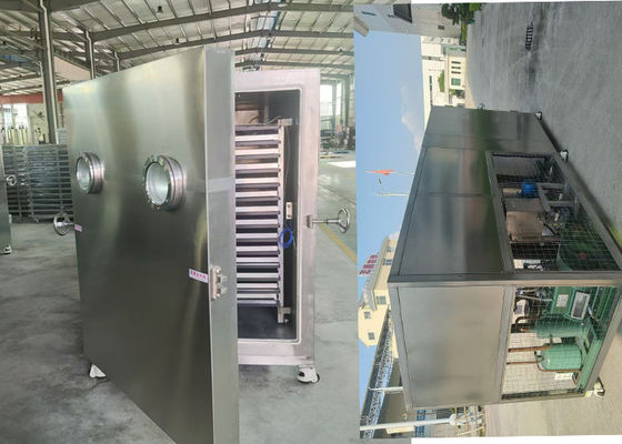 Grande secador de congelamento industrial com sistema de refrigeração