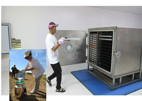 Secador de alimentos refrigerado a ar com sistema de refrigeração Leybold