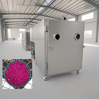 Alimentação refrigerada a ar Secador de congelamento a vácuo Alta eficiência de refrigeração 100 kg/lotação