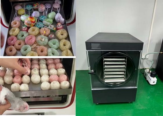 Máquina de congelação de doces secos Sistema de resfriamento duplo 110V / 220V Voltagem