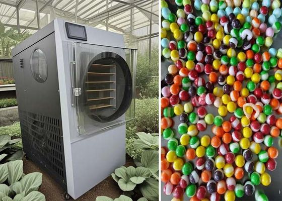 Candy Ice Cream 5 Tray Home Freeze Dryer Machine Modelo de aço inoxidável