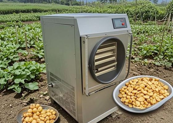 Secador industrial de congelamento para açúcares, sucos de frutas, leite, alimentos liofilizados