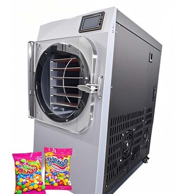 Máquina de secagem de congelação de doces pesada Máquina de secagem de congelação pequena para doces com câmara de aço inoxidável