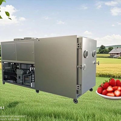 Máquina de secagem por congelamento de frutas e vegetais Liofilizador 380V Processo de secagem por congelamento
