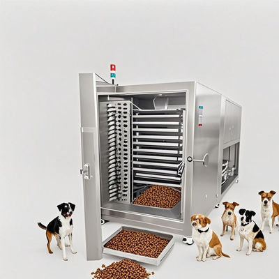 50 kg de capacidade Máquina de secagem por congelamento industrial Liofilante comercial para processamento de alimentos para animais de estimação
