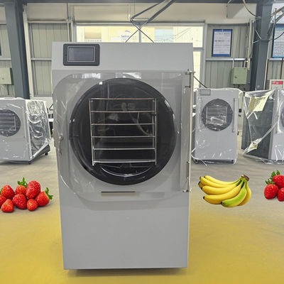 Inovador pequeno secador de congelação de alimentos domésticos com controle de tela sensível ao toque tudo em um mini kit
