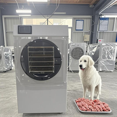 6-8Kg Medium Freeze Dryer caseiro feito de SUS304 aço inoxidável com sistema de controle PLC