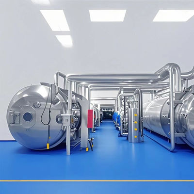 Máquina de secagem por congelamento comercial de 1 tonelada de capacidade para produtos lácteos / em pó