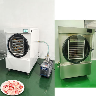 Secagem por congelamento Secador por congelamento doméstico com bomba de vácuo Baosi de dois estágios e concha de aço inoxidável SUS304