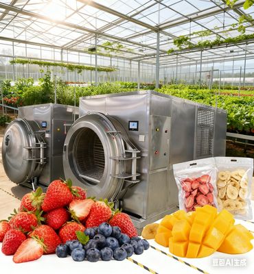 Advanced 100KG Freeze Dryer: PLC Controls & Patented Drying Tech for Superior Results