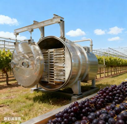 Construído para resistência: Secador industrial de congelamento de baixa manutenção para processamento de ingredientes 24/7
